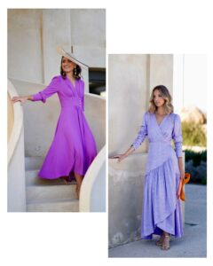 La nueva colección de invitada de vestidos de fiesta y trajes de chaqueta, fotos realizadas en el cuartel del Mar.